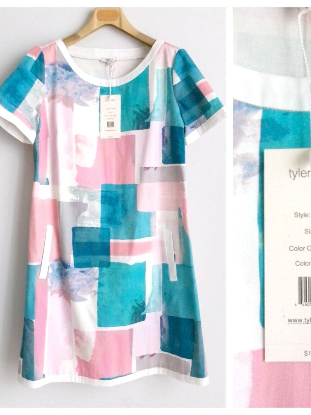 NWT TYLER BOE WOMEN COTTON SHIFT DRESS Sz-6 $190